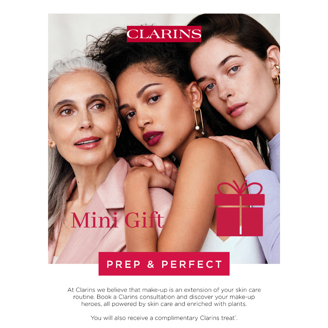 Book a Complimentary Clarins Consultation with Mini Gift