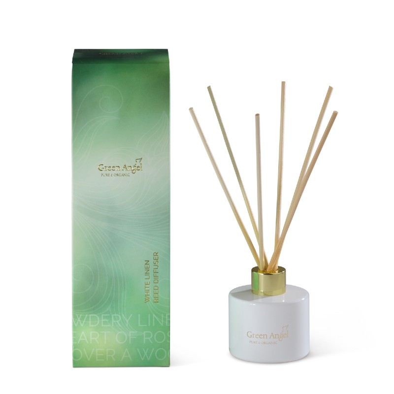 Green Angel White Linen Diffuser 100ml